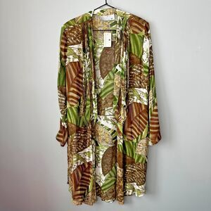 Vintage Nwt Platinum by Dorothy Schoelen Duster Womens Small